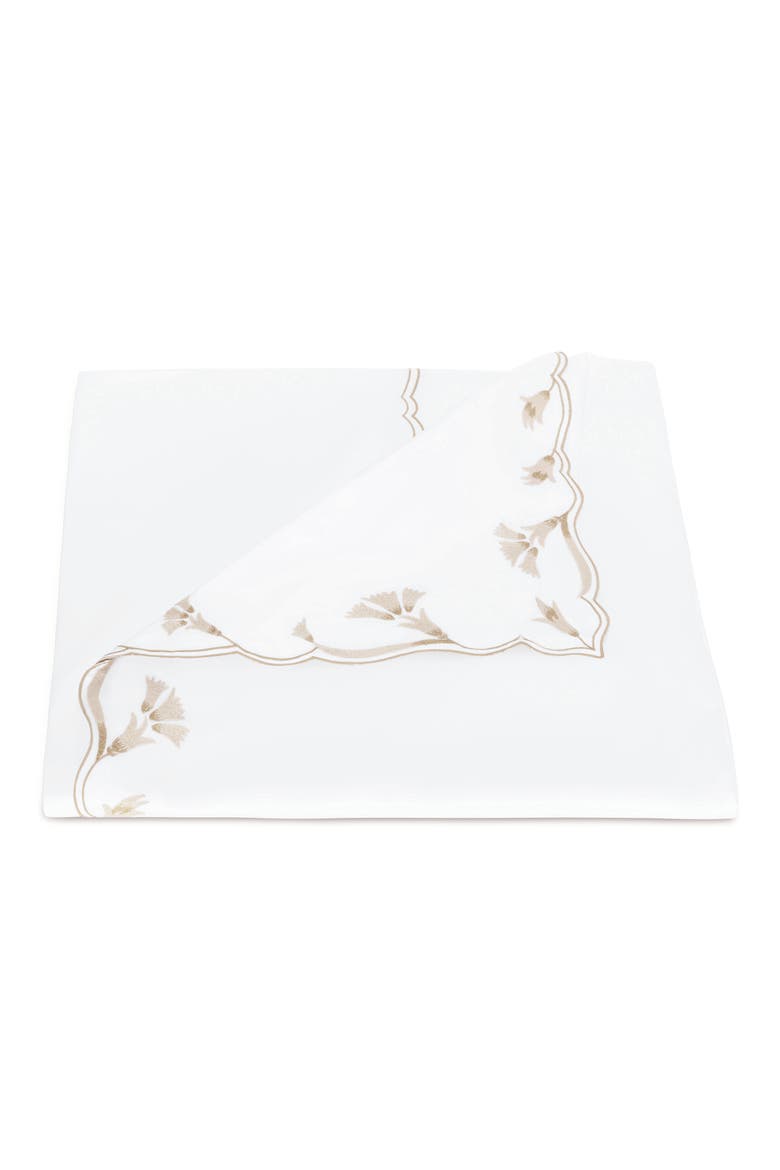 Marcella Egyptian Cotton Duvet Cover, Main, color, DUNE