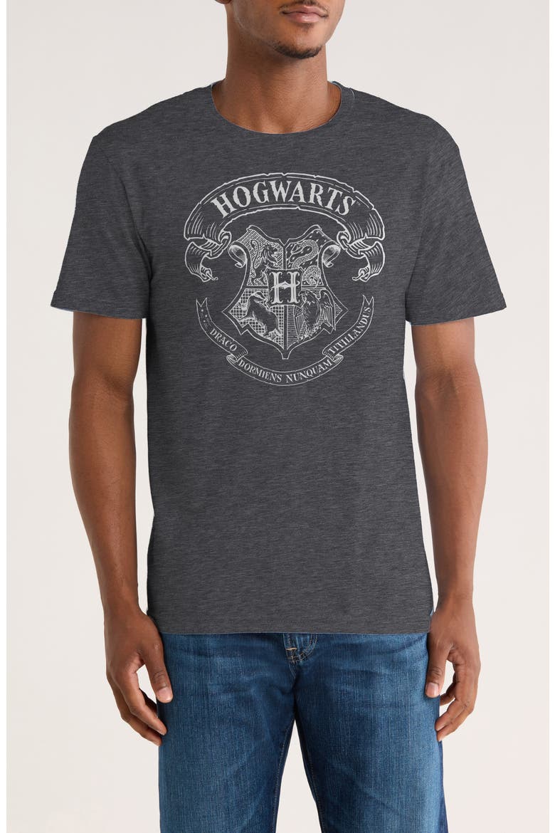 Happy Potter Draco Dormiens Graphic T-Shirt, Main, color, DARK HEATHER