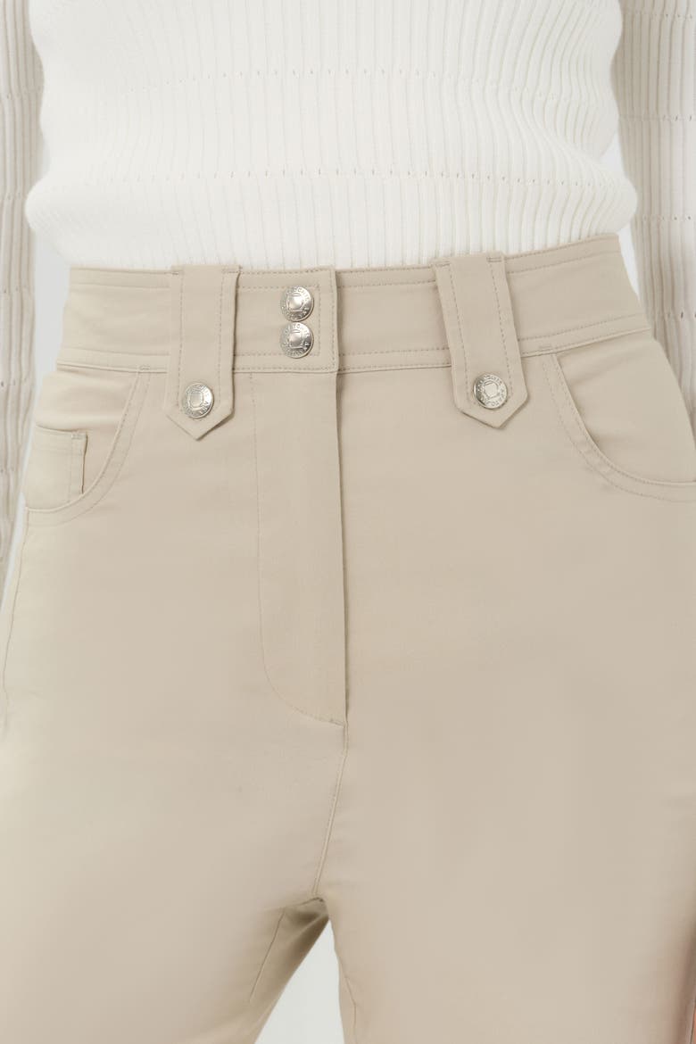Harley Performance Cotton Travel Wide Leg Pant, Alternate, color, Champagne