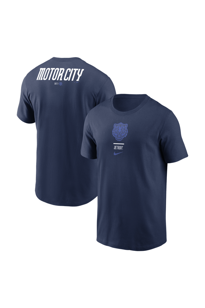 Men's Nike Navy Detroit Tigers City Connect 2-Hit T-Shirt, Main, color, Navy