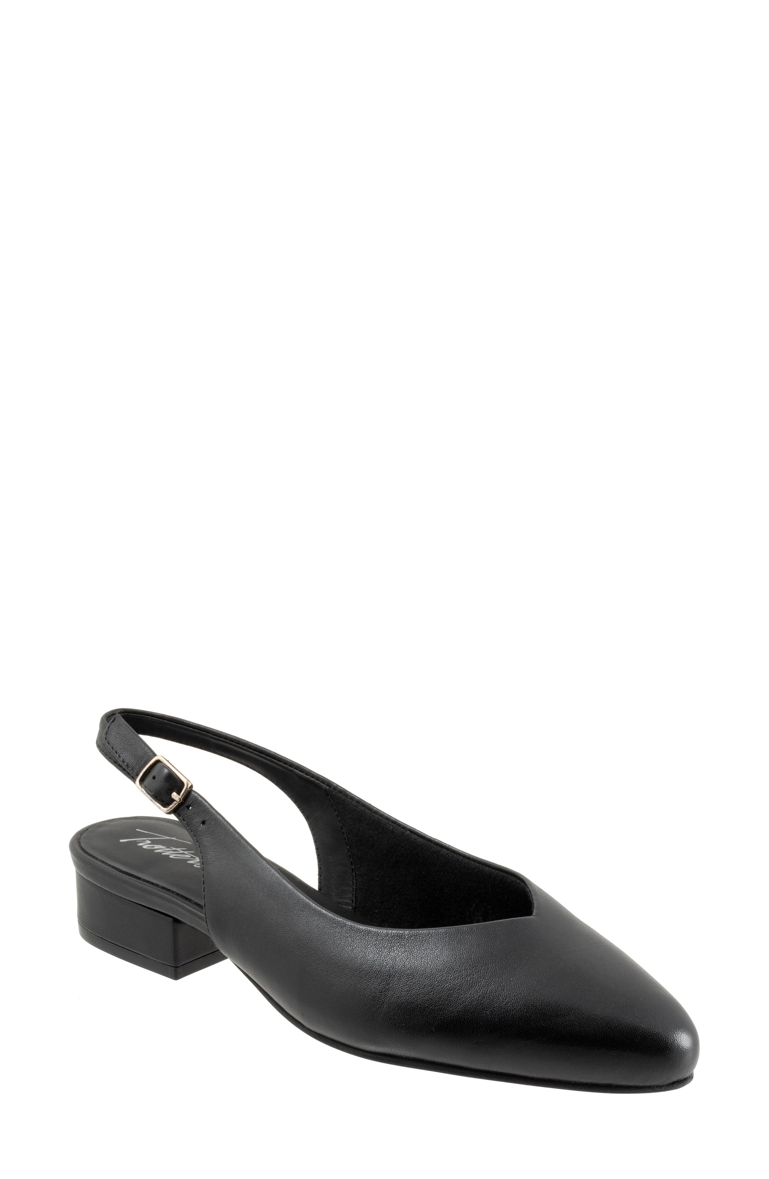 Trotters Jessa Slingback Pump, Main, color, Black