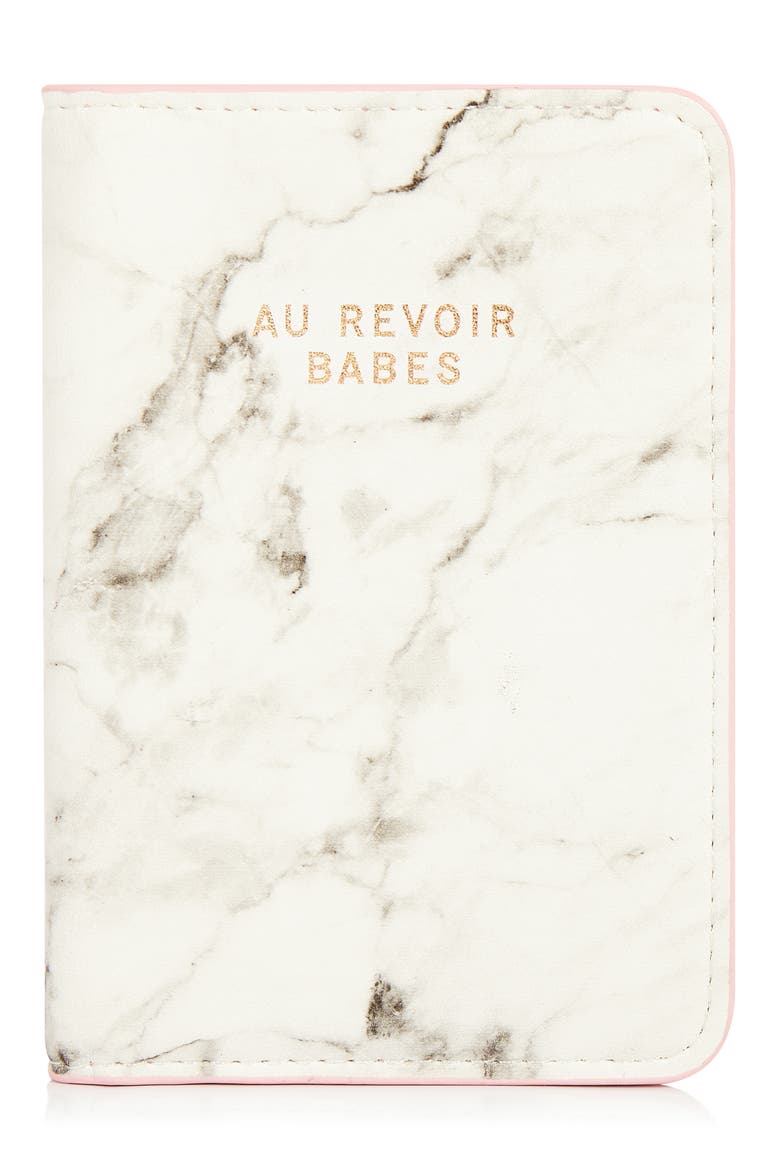 Skinny Dip Passport Holder, Main, color, MARBLE
