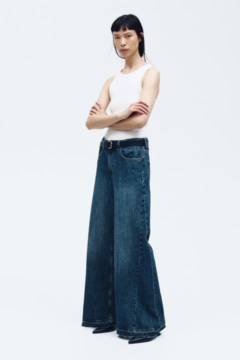 Wide High Jeans