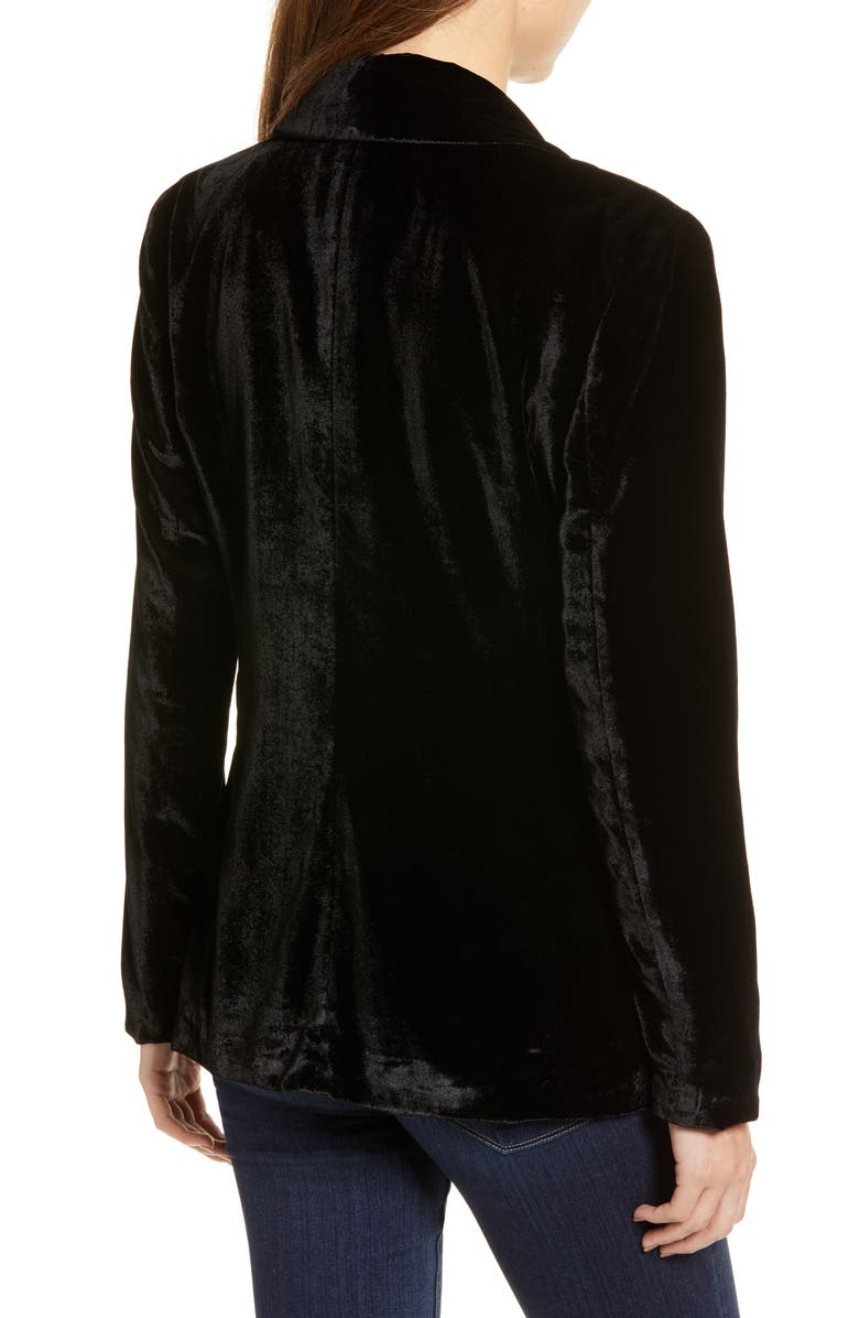 Chelsea28 Velvet Blazer, Alternate, color,