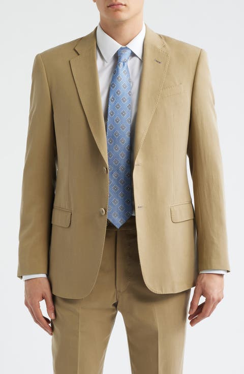 Tan Suit Jacket