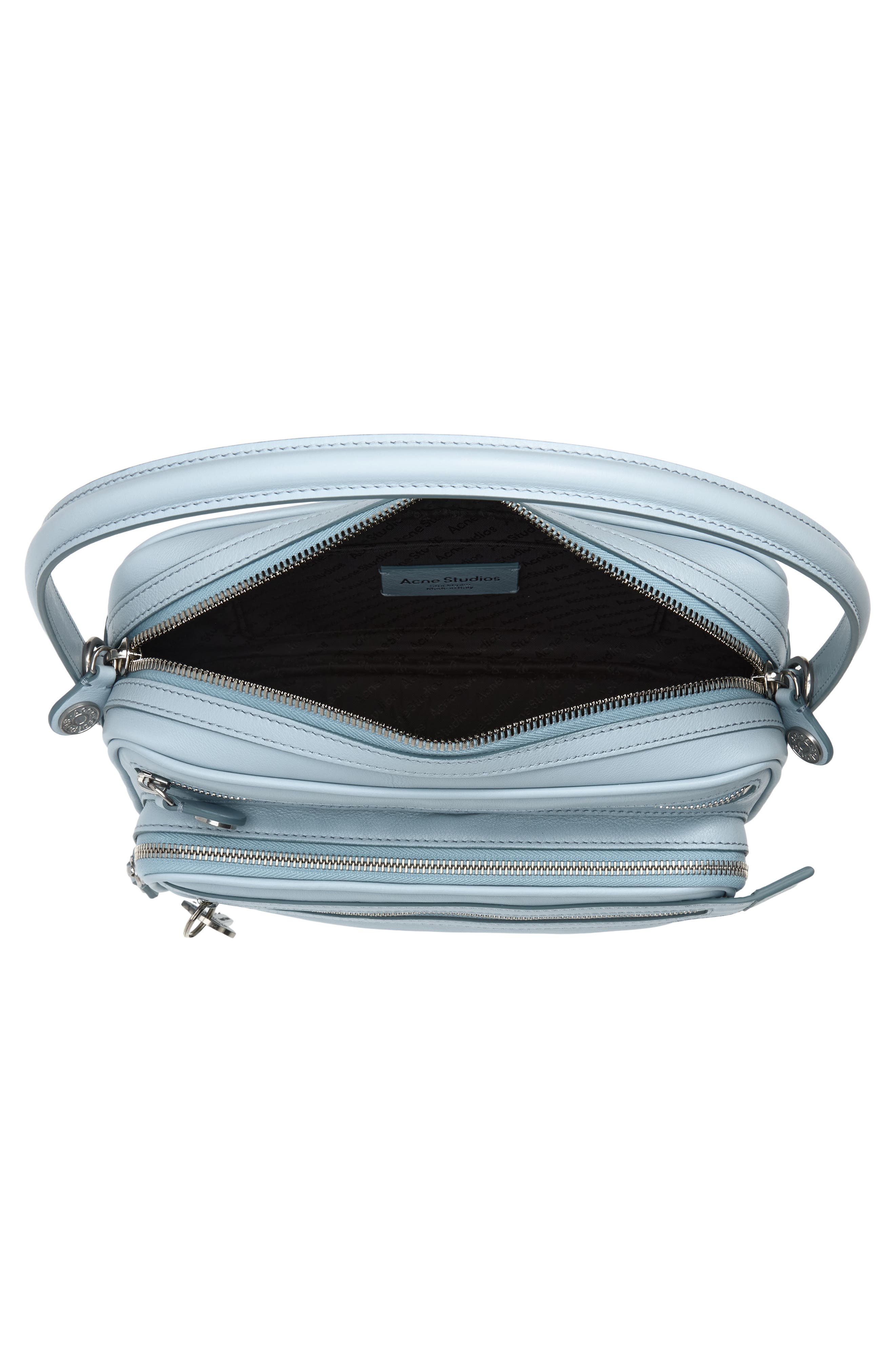 Camero Party Leather Shoulder Bag, Alternate, color, DUSTY BLUE