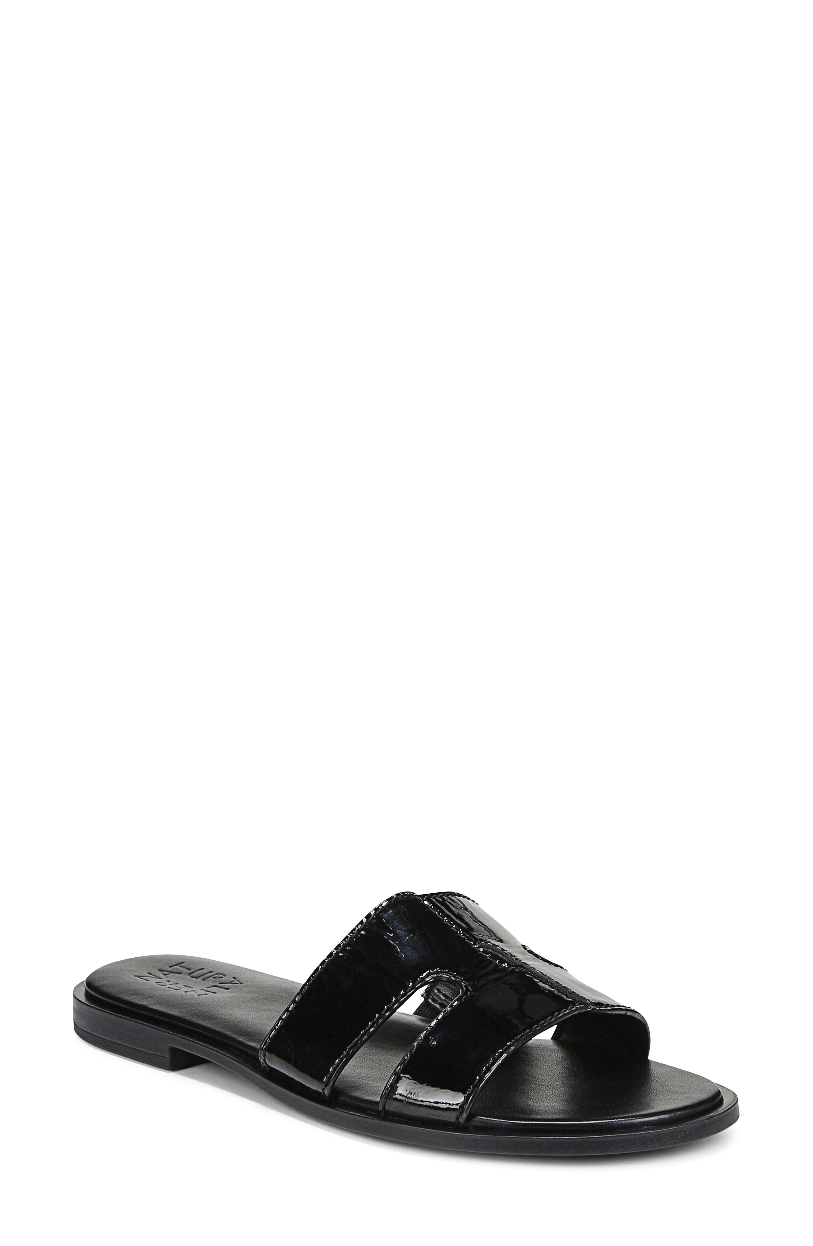 Naturalizer Fame Metallic Slide Sandal, Main, color, 