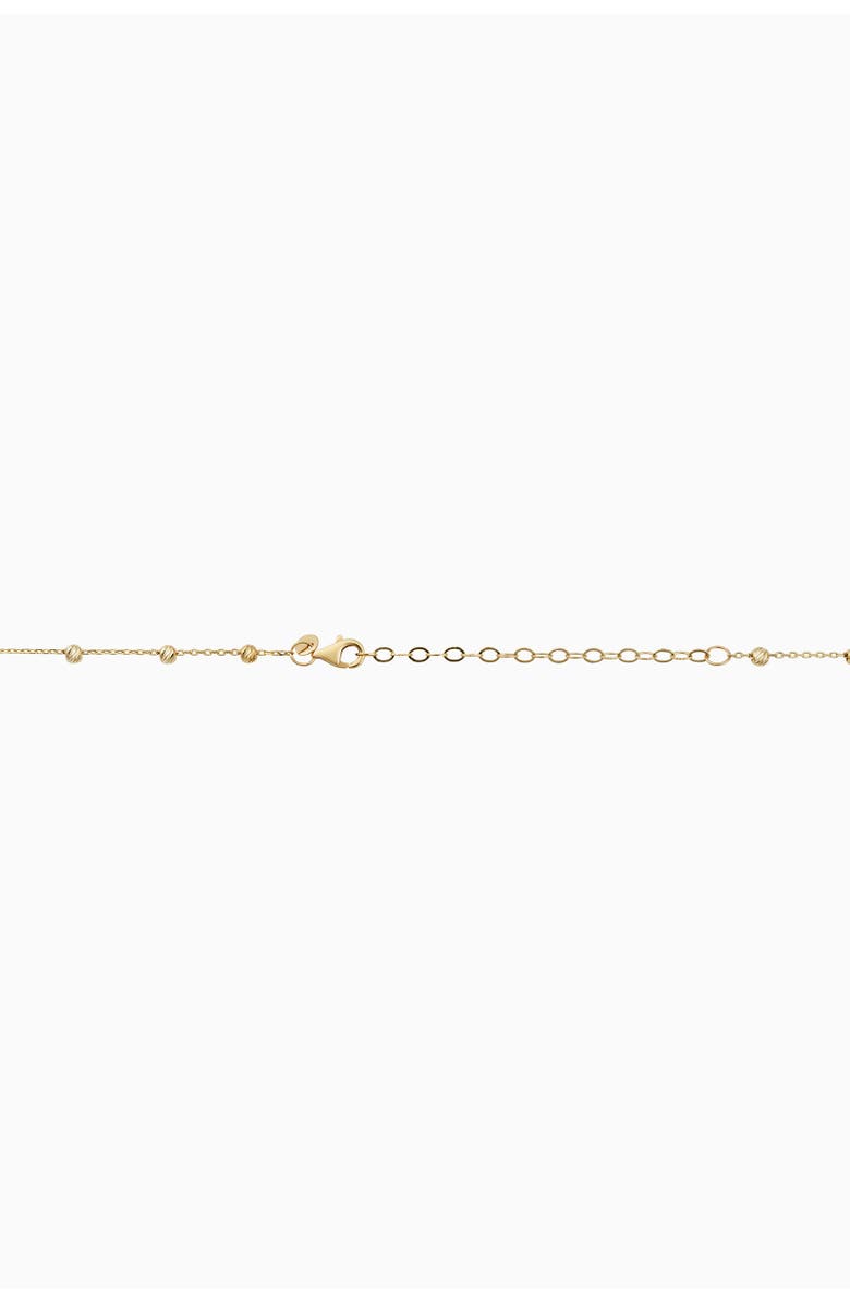 Oradina 14K Gold Celebration Ball Station Necklace, Alternate, color, Yellow Gold