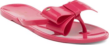 Kate spade jelly flip flops online