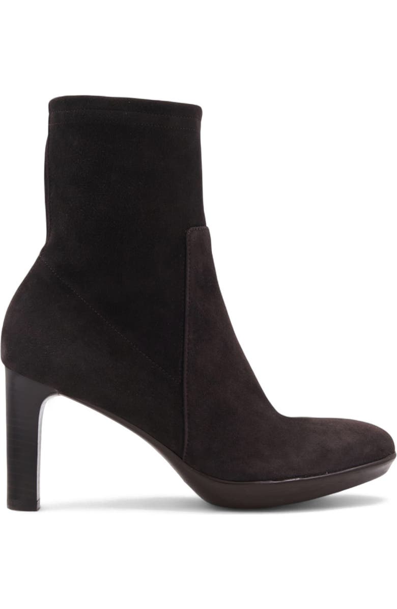 Aquatalia Rhumba Low Weatherproof Bootie, Alternate, color, Espresso Suede