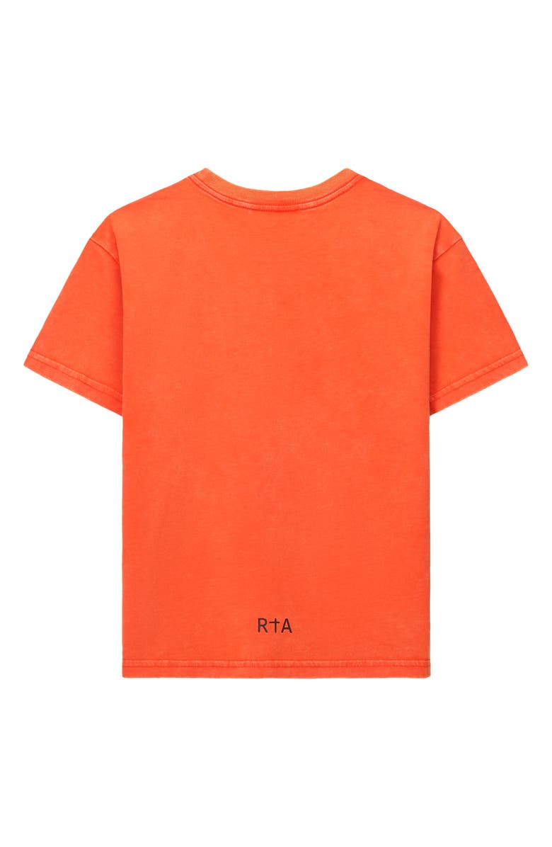 RtA Kids' Lawson Cotton Graphic T-Shirt, Alternate, color, Orange Planetary Rta
