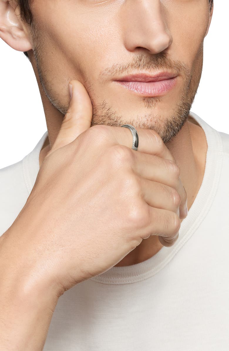David Yurman Streamline<sup>®</sup> Band Ring in 18K White Gold, Alternate, color,
