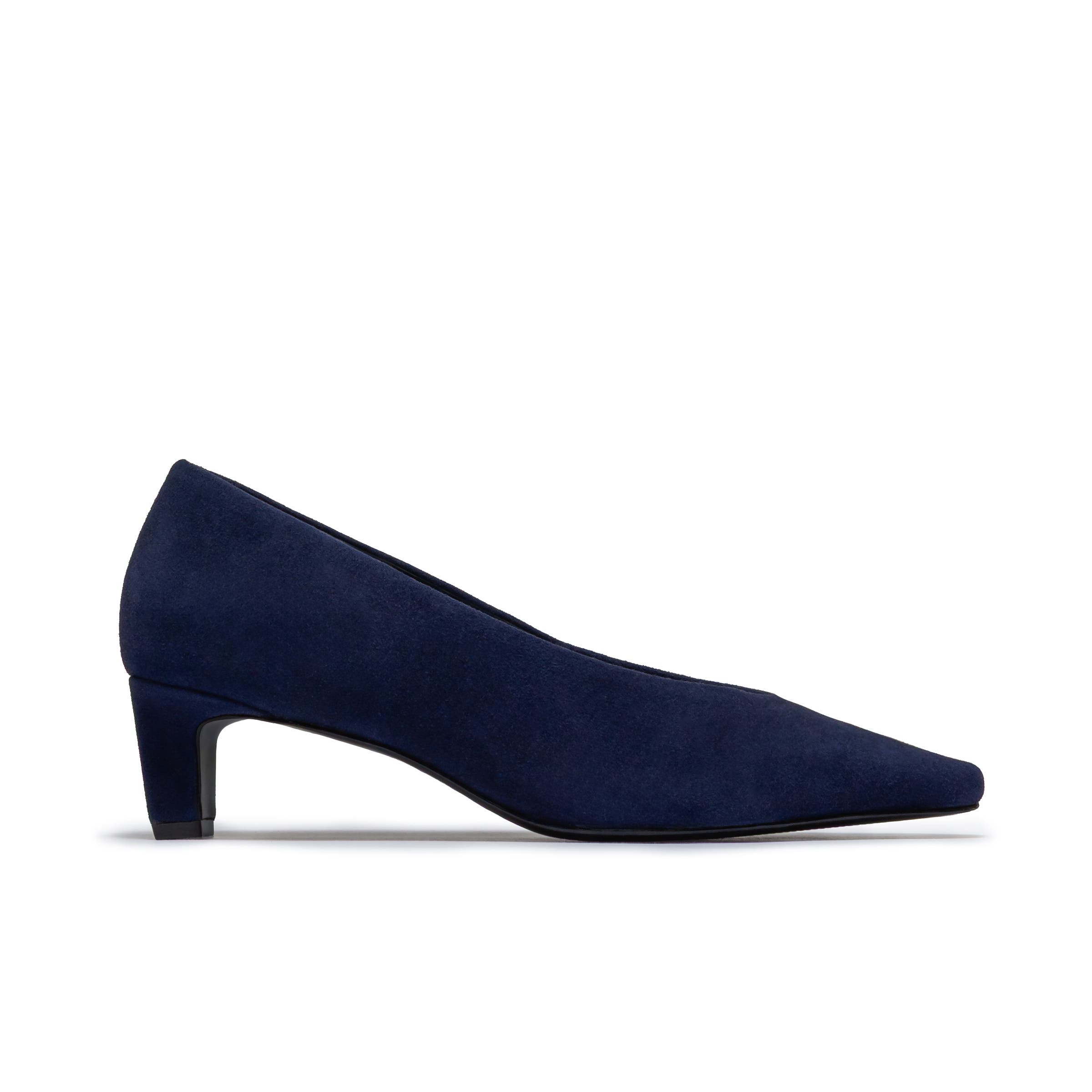 Bernardo Footwear Chiara Kitten Heel Pump In Dark Navy