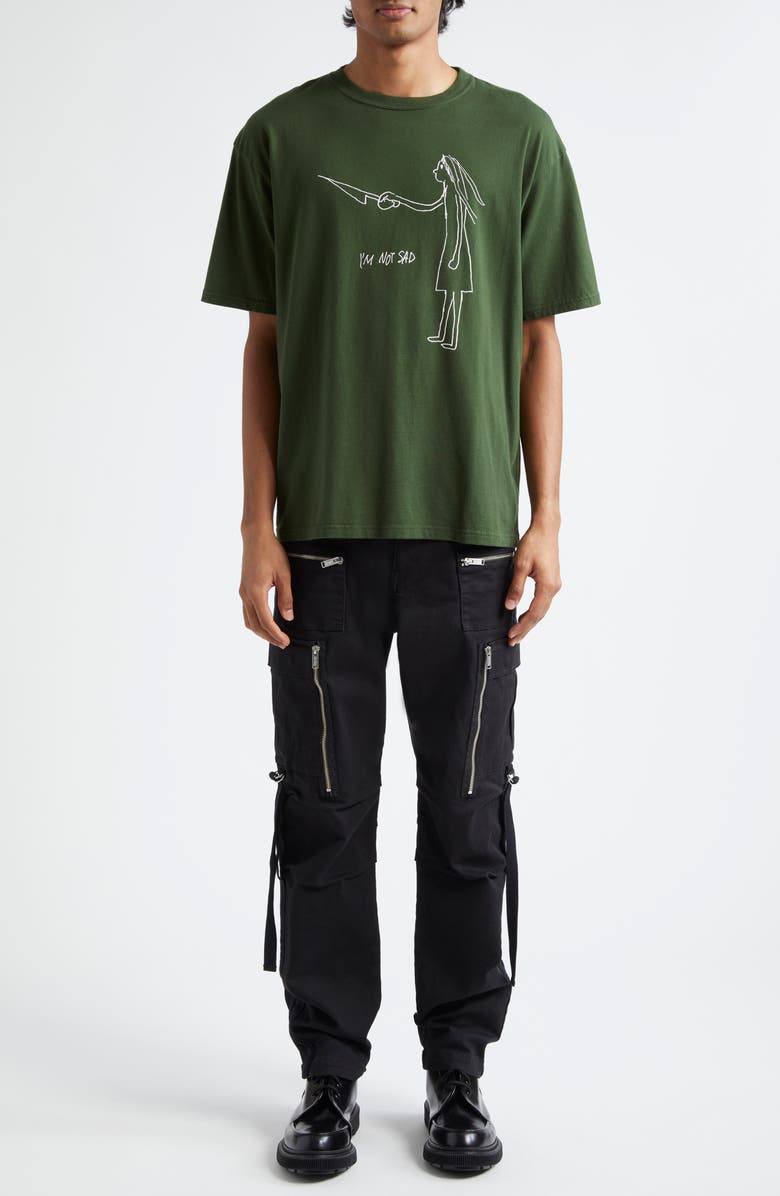 Undercover I'm Not Sad Graphic T-Shirt, Alternate, color, 