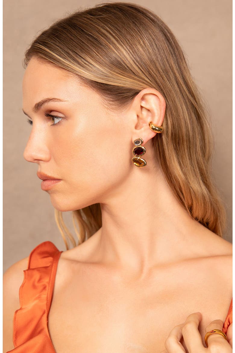Sevilla Hoop Earrings, Alternate, color, AUTUMN