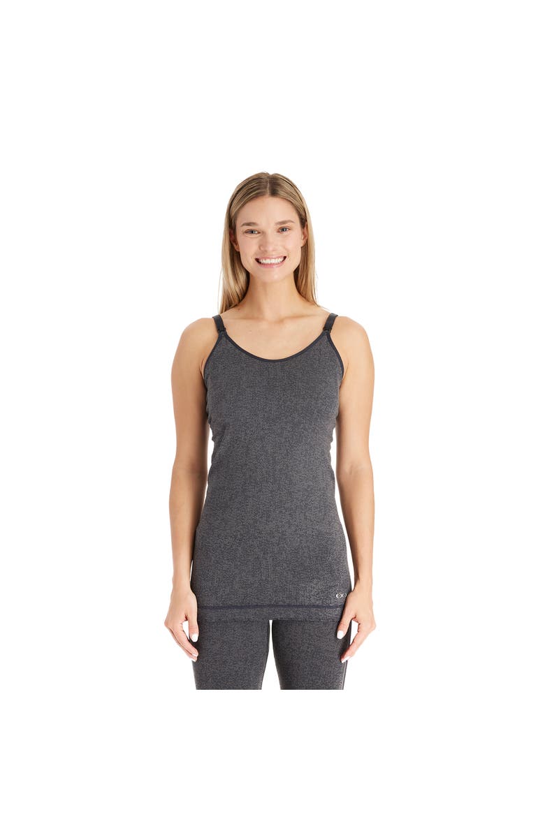 Modern Eternity Maternity Modern Eternity Hannah Activewear Maternity & Nursing Tank, Main, color, Grey Jacquard