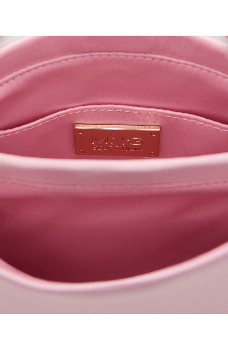 MANGO x Kaia Gerber Mini Shopper Bag, Alternate, color, Light Pink