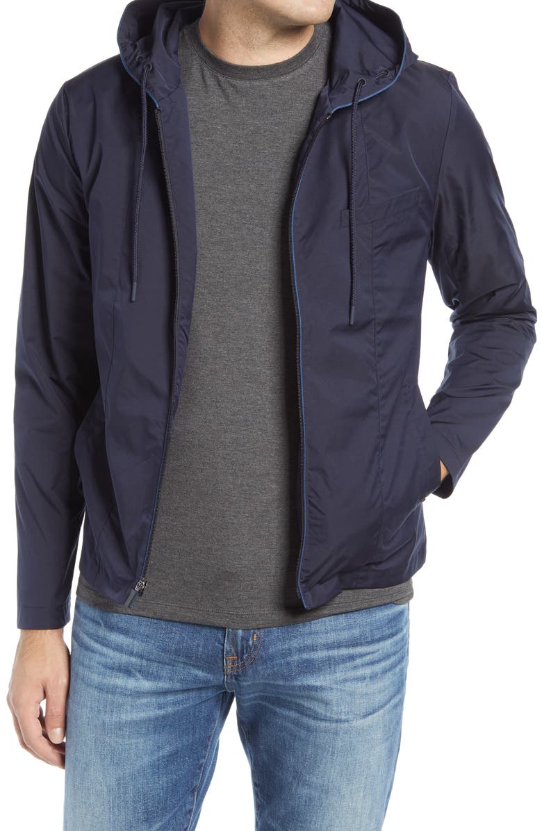 Robert Barakett Turismo Rain Coat, Main, color, Navy