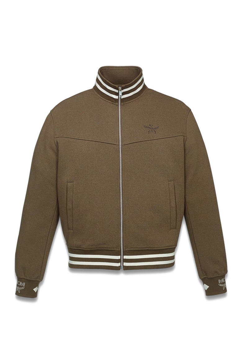 Essential Logo Ponte Track Jacket, Alternate, color, Green