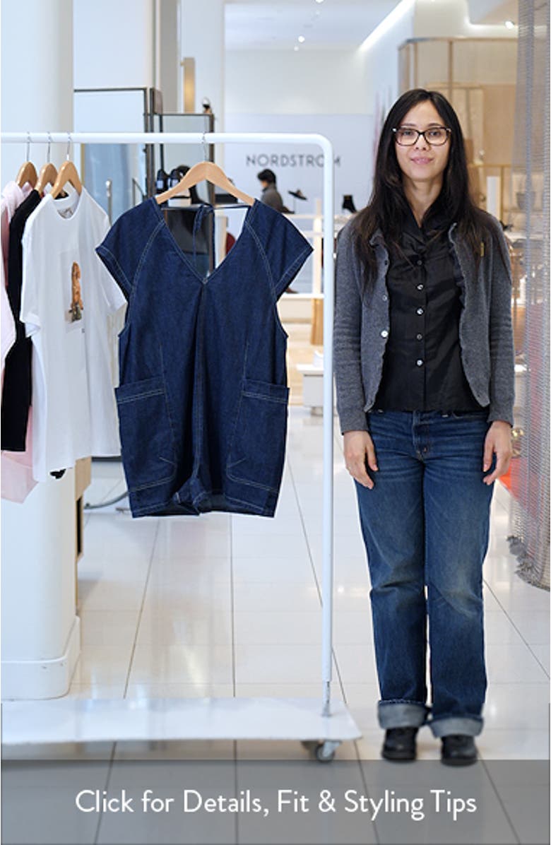 Free Fall Denim Romper, sales video thumbnail