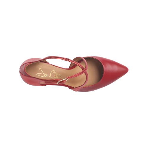 Joan Oloff Shoes Desire Pump In Red