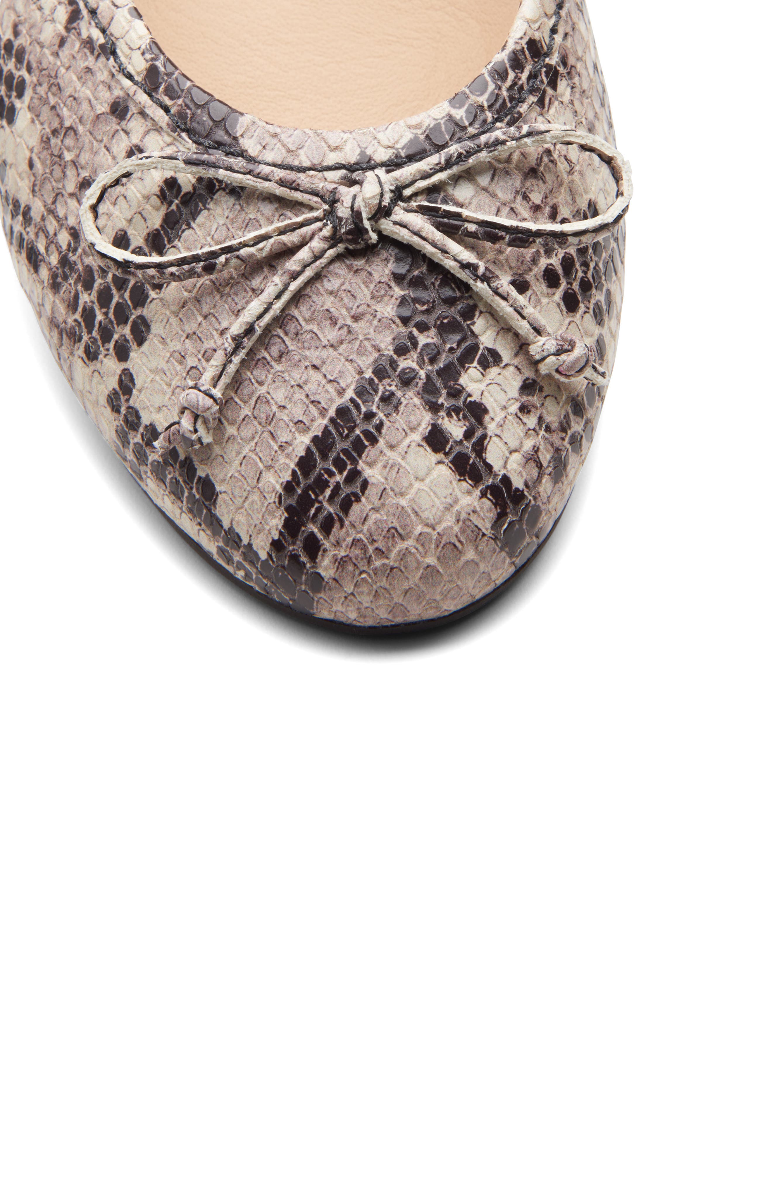 Clarks<sup>®</sup> Fawna Lily Ballet Flat, Alternate, color, Snake Print
