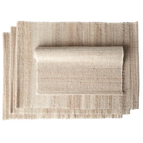 Sustainable Threads Biscotti Placemats In Brown