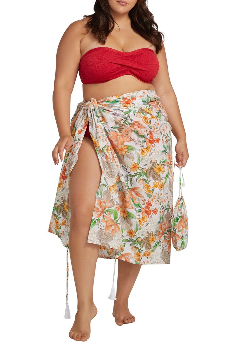 Artesands La Dolce Vita Cotton Cover-Up & Carry Bag Set, Main, color,