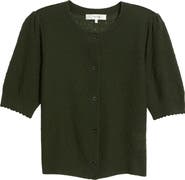 FRAME The Pointelle Wool & Cashmere Cardigan