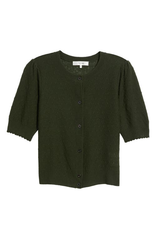 Frame The Pointelle Wool & Cashmere Cardigan