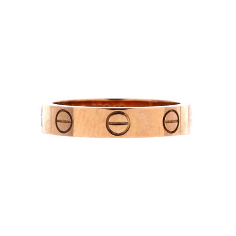 Love Wedding Band Ring 18K Rose Gold