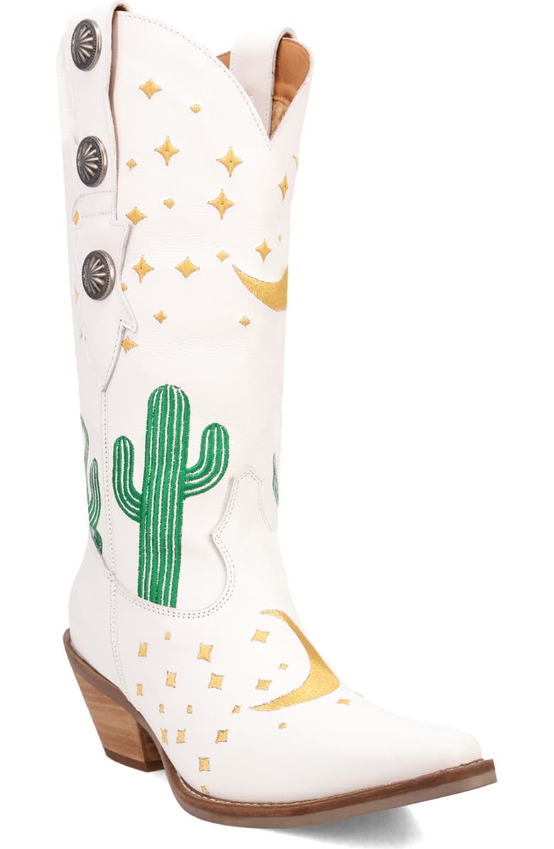 Dingo Pachita Western Boot, Main, color, White