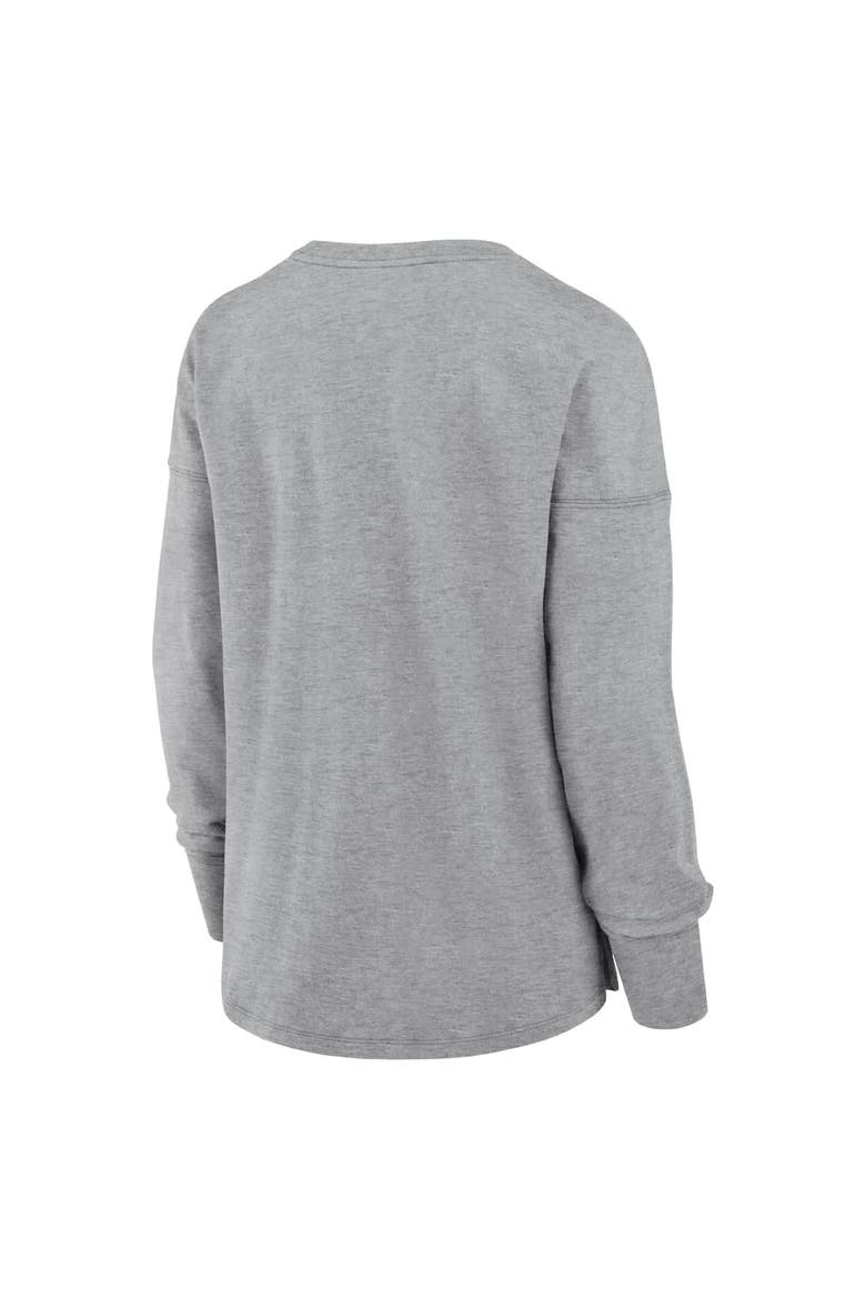 Women's Fanatics Heather Gray Dallas Cowboys Hometown Legacy Long Sleeve T-Shirt, Alternate, color, Heather Gray