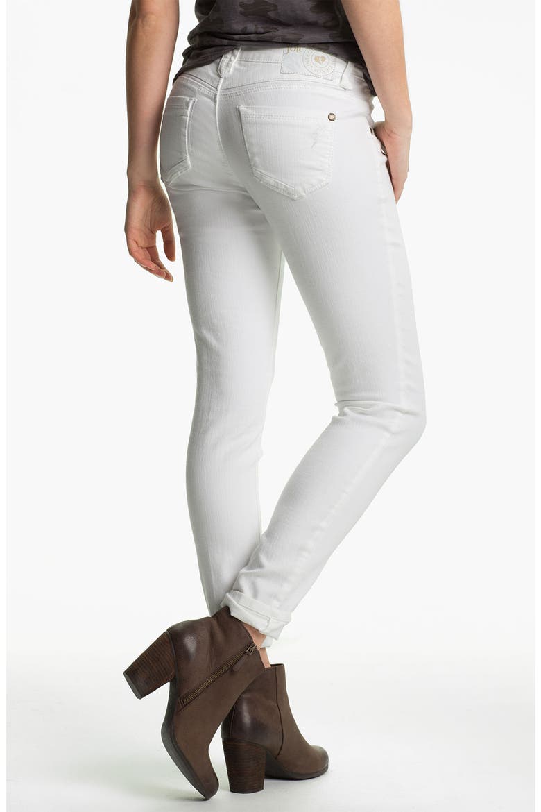 Skinny Jeans, Alternate, color, WHITE