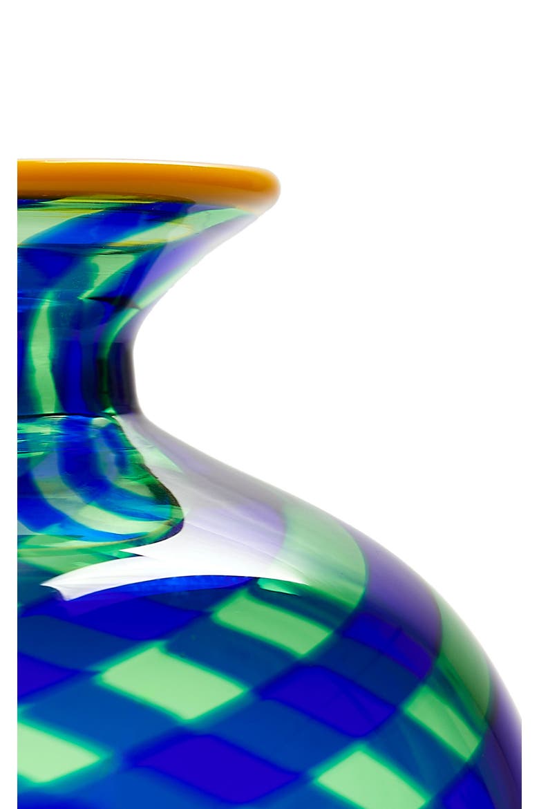 Mini Ciccio Vase, Alternate, color, Rigadin Twist Blue