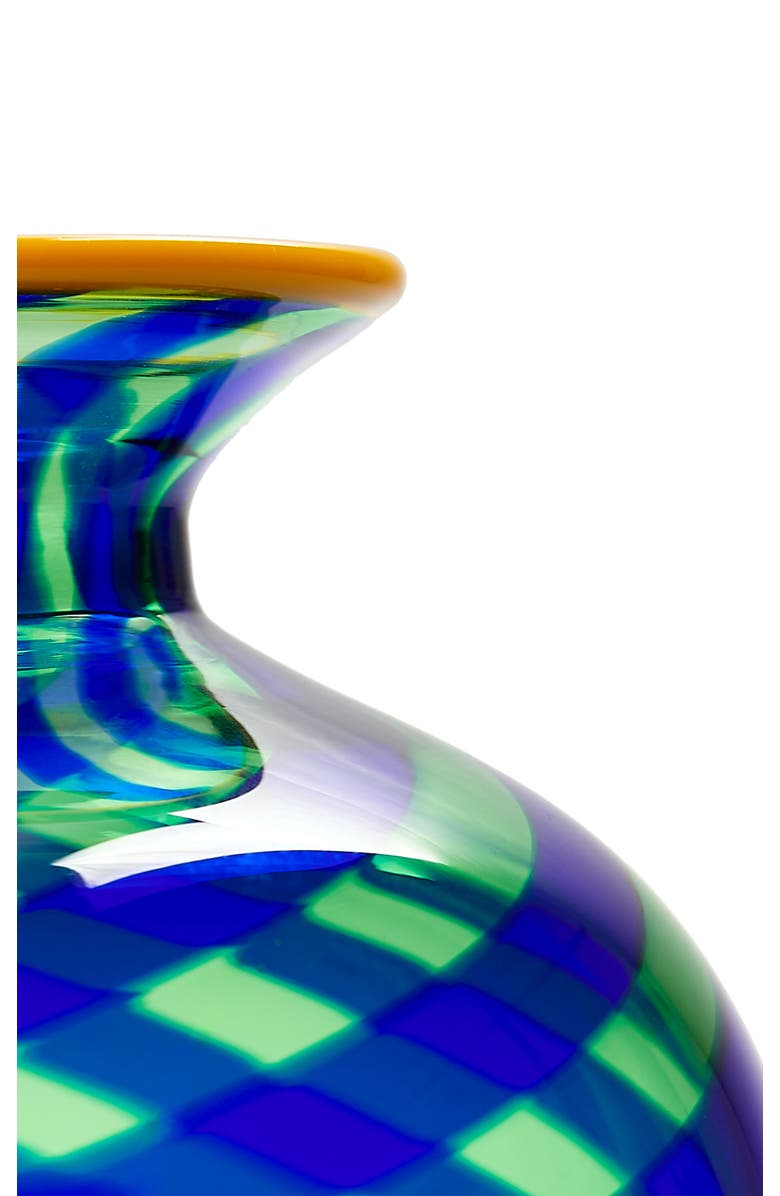 La DoubleJ Mini Ciccio Vase, Alternate, color, Rigadin Twist Blue