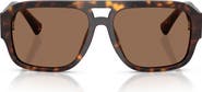 Dolce&Gabbana 58mm Pilot Sunglasses
