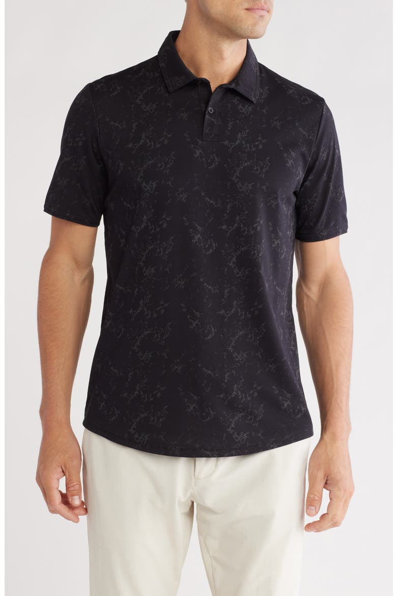 Warmer Tides Polo, Main, color, BLACK