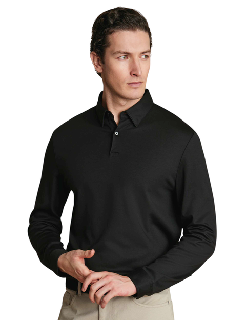 Long Sleeve Jersey Polo