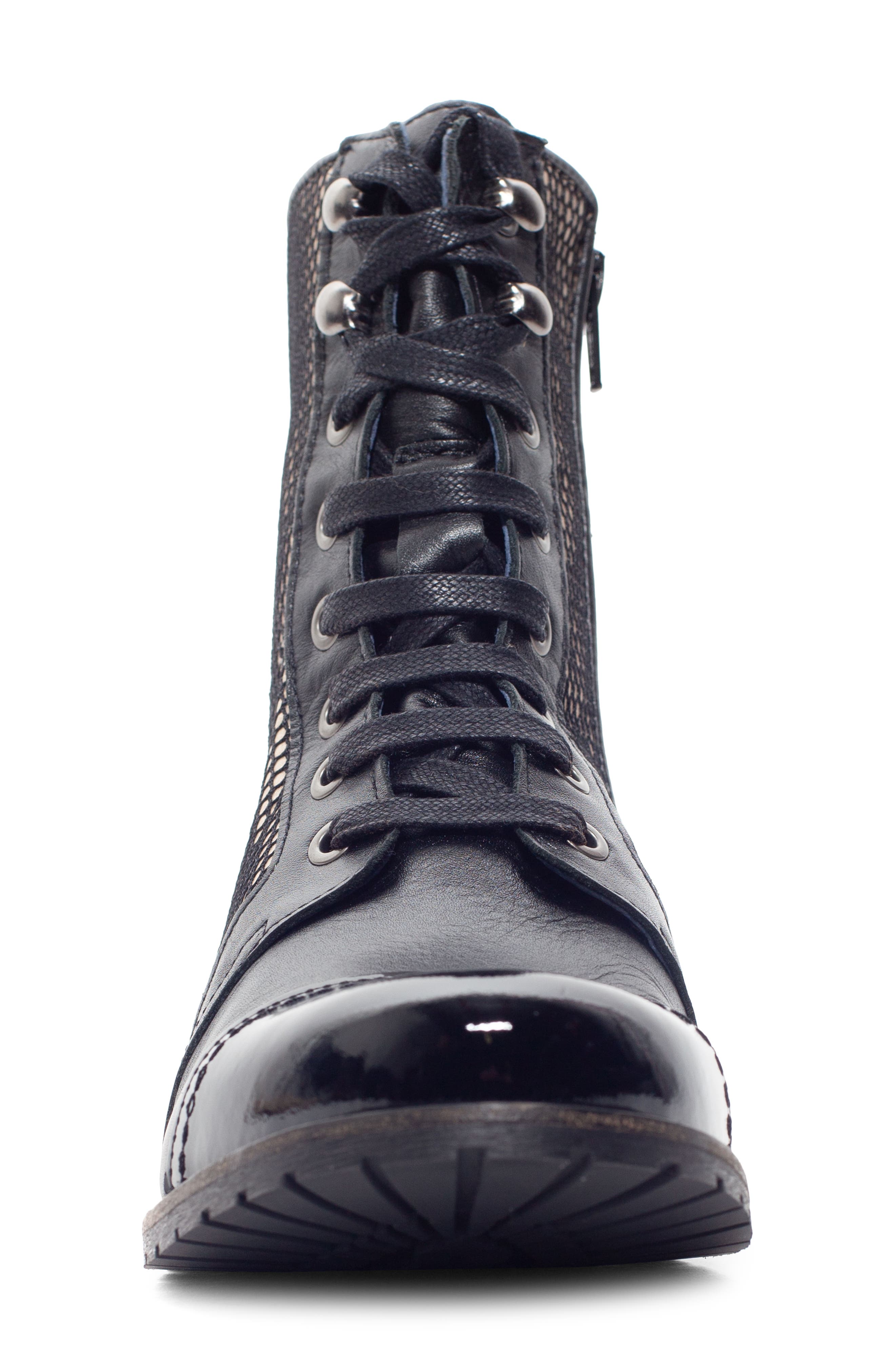 Liberty Elektra Lace-Up Boot, Alternate, color, PAINT IT BLACK