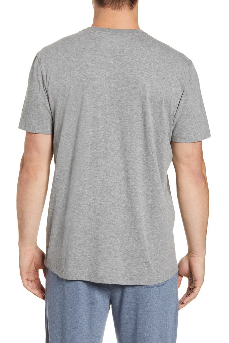 Stretch Cotton & Modal Crewneck T-Shirt, Alternate, color, GREY