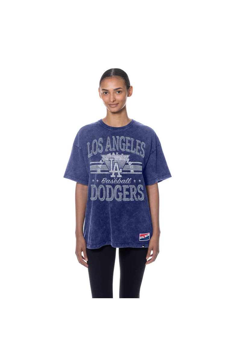 New Era Women's New Era  Blue Los Angeles Dodgers Oversized Boyfriend T-Shirt, Main, color, Blue