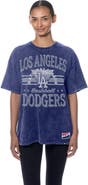 New Era Women's New Era Blue Los Angeles Dodgers Oversized Boyfriend T-Shirt