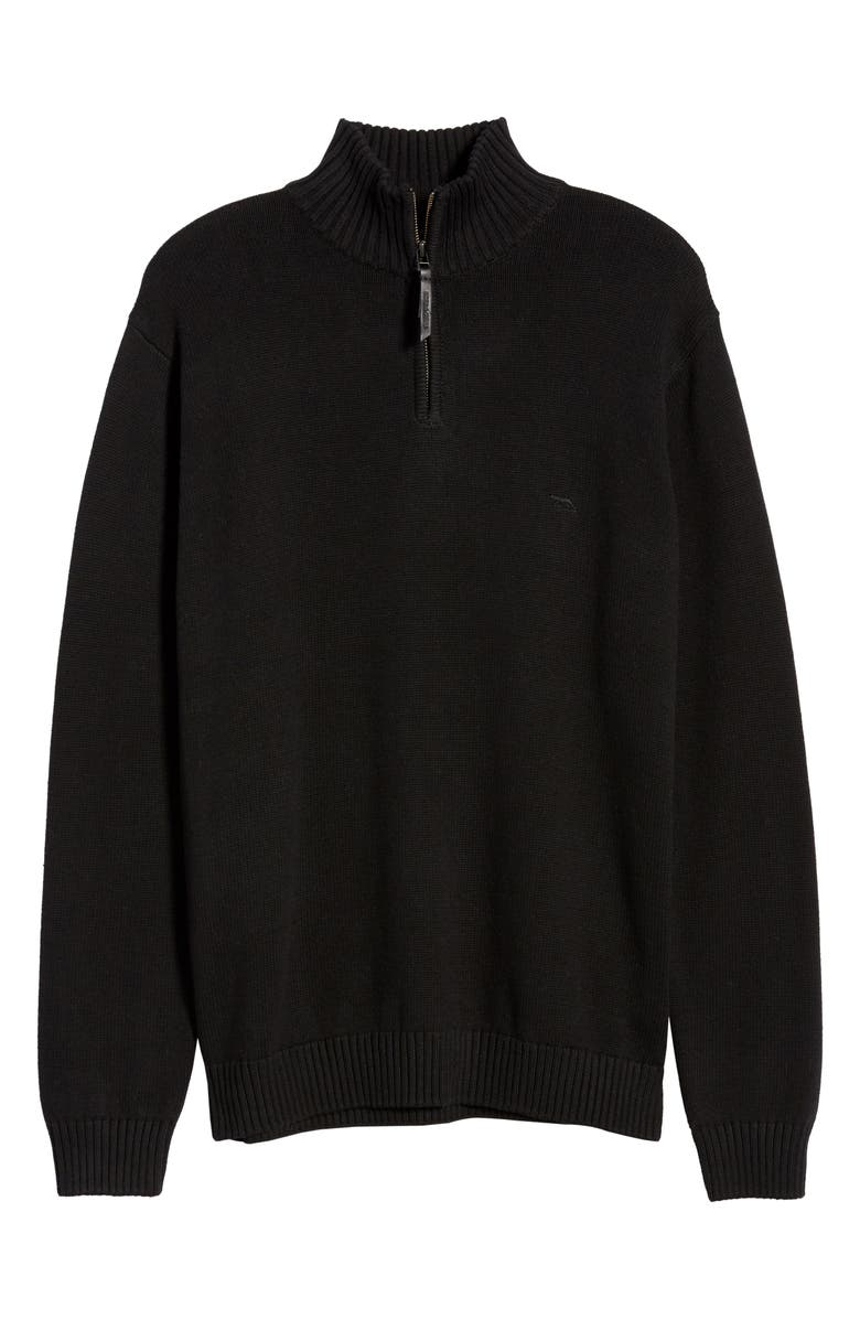Rodd
Gunn Merrick Bay Quarter Zip Sweater, Alternate, color, Coal