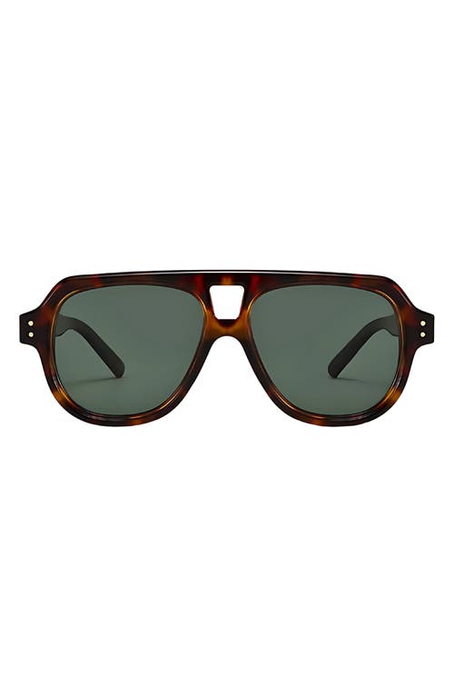 Fifth & Ninth Ender 53mm Polarized Aviator Sunglasses In Green