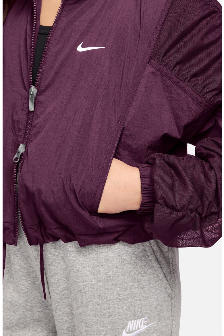 Kids' Dance Dri-FIT Jacket, Alternate, color, 610 BORDEAUX