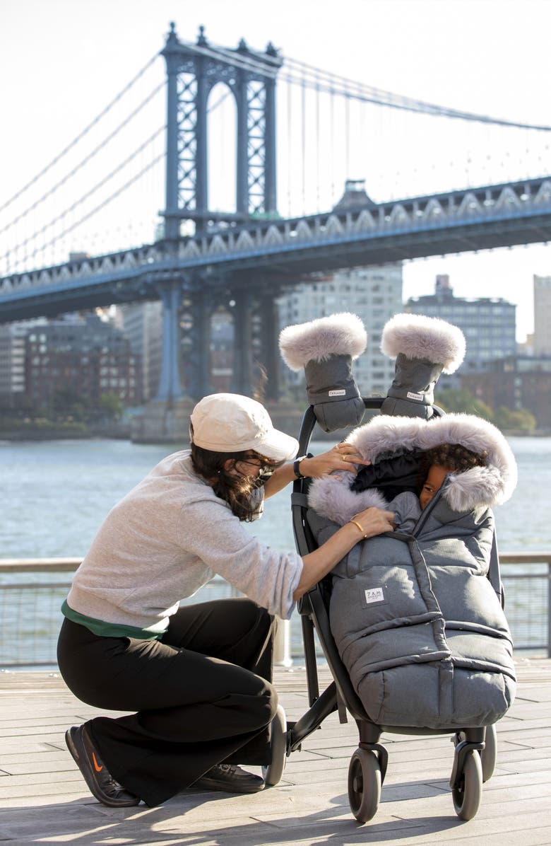 7 A.M. Enfant Blanket '212 evolution<sup>®</sup>' Extendable Stroller & Car Seat Footmuff with Faux Fur Trim, Alternate, color, 