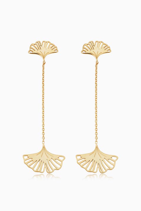 14K Yellow Gold Carnevale Drop Earrings