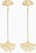 Oradina 14K Yellow Gold Carnevale Drop Earrings
