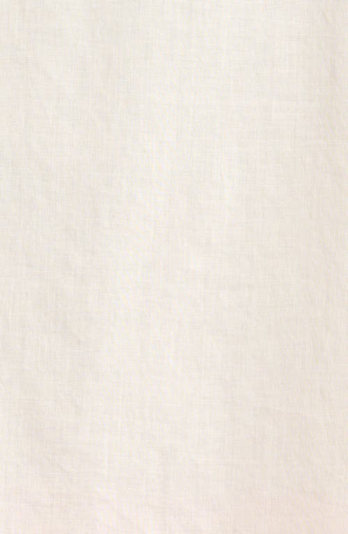 Shop Wayf Amelie Tie Waist Cotton Button-up Shirt In Parchment